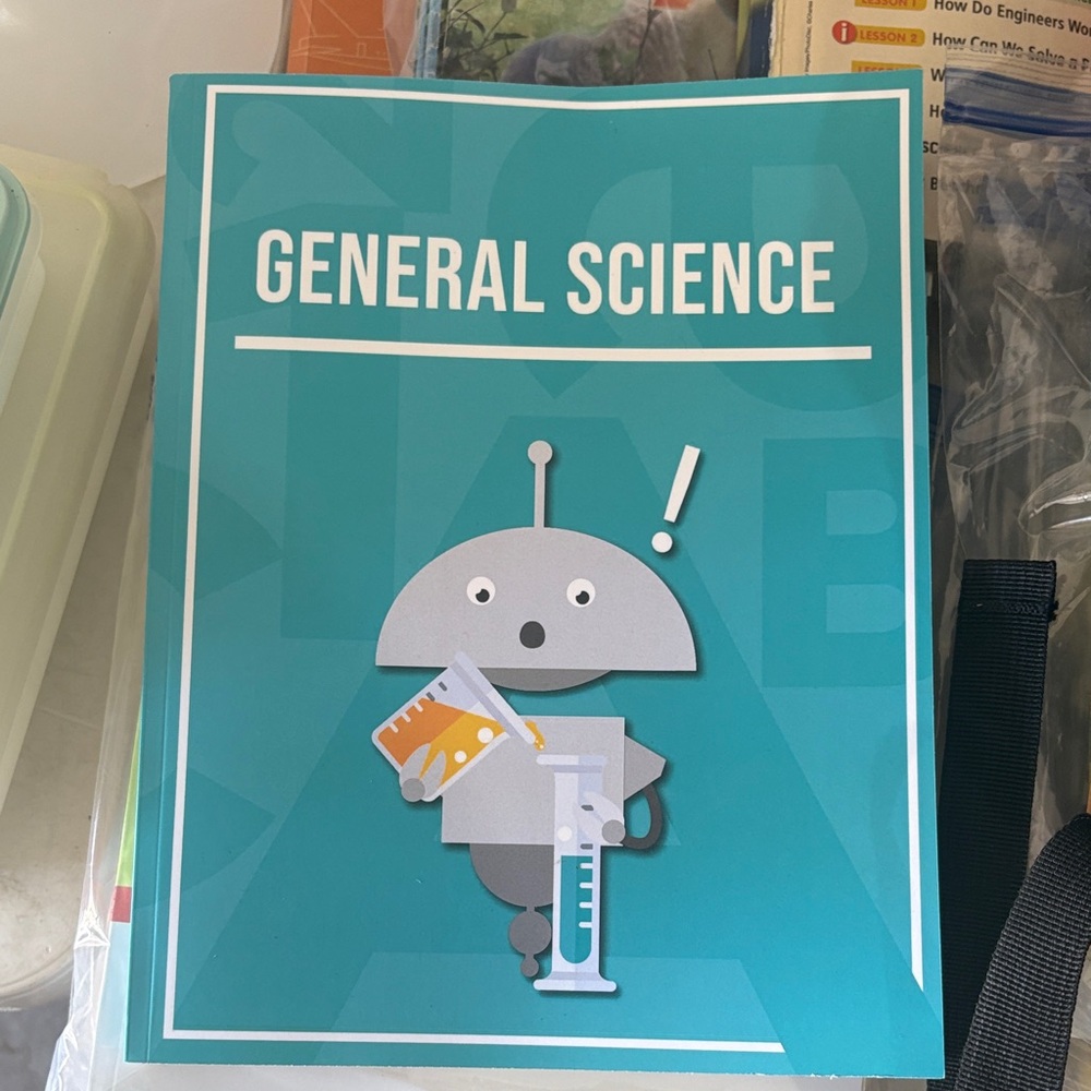 MIACADEMY (homeschool) General Science Book with Robot Cover